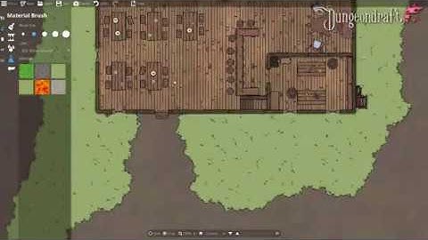 Dungeondraft - Timelapse - Tavern in the Woods