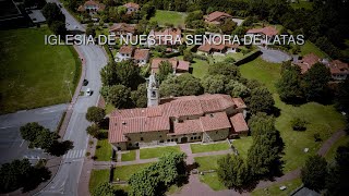 IGLESIA DE NUESTRA SEÑORA DE LATAS A VISTA DE PÁJARO - SOMO (CANTABRIA) DJI FLIP ⛪️