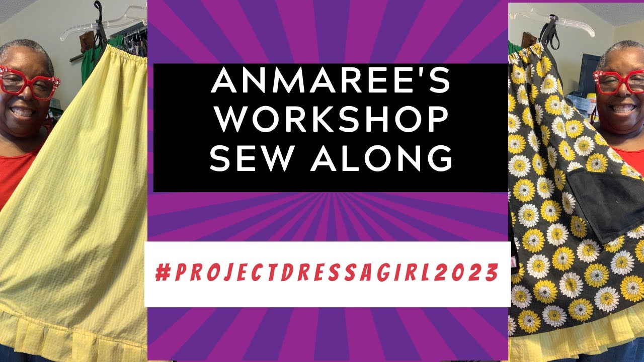 #projectdressagirl2023 | Sew along with me as I make a reversible Dress ...
