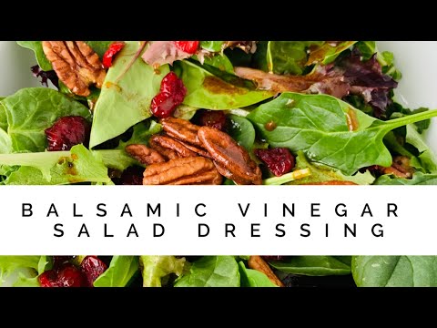 Video: Hoe Maak Je Een Magere Balsamico-azijnsalade?