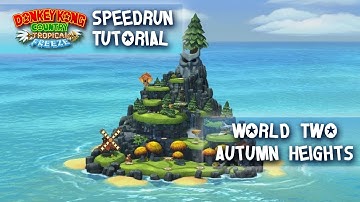 Tropical Freeze Speedrun Tutorial - World 2