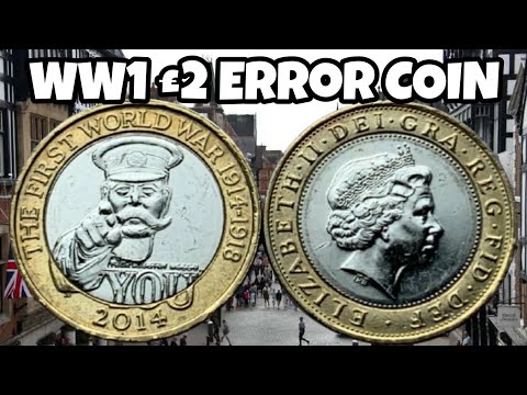 WW1 £2 Error Coin Worth £500 – How To Spot One
