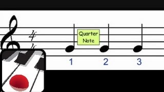 whole, half, & quarter notes | music notation rhythm part 1 | Lesson #12 - The Piano Chord Book