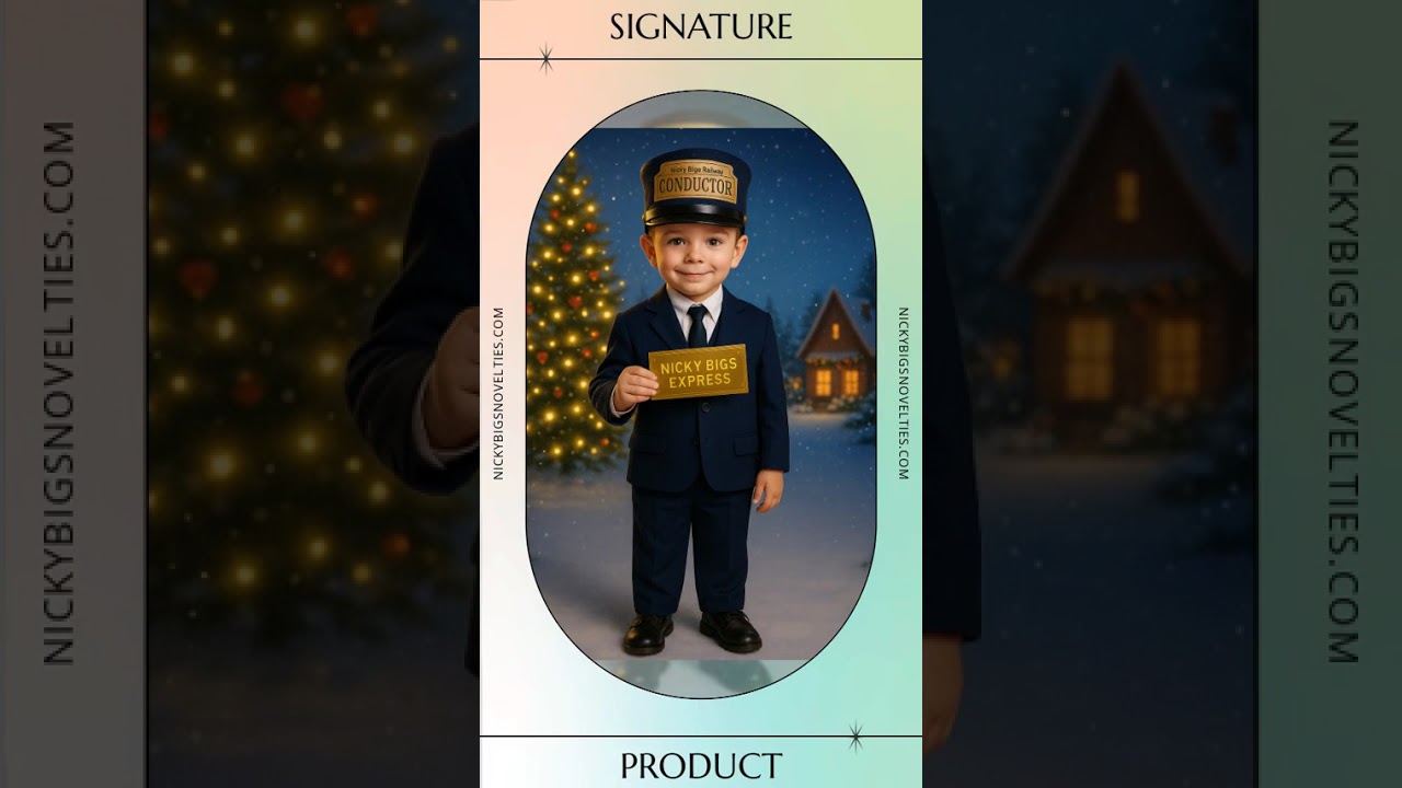 Child Deluxe Navy Conductor Hat Navy Blue Pretend Costume Accessory Prop