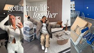 GETTING MY LIFE TOGETHER | where have I been? decorating my new studio space, IKEA, car yap & more