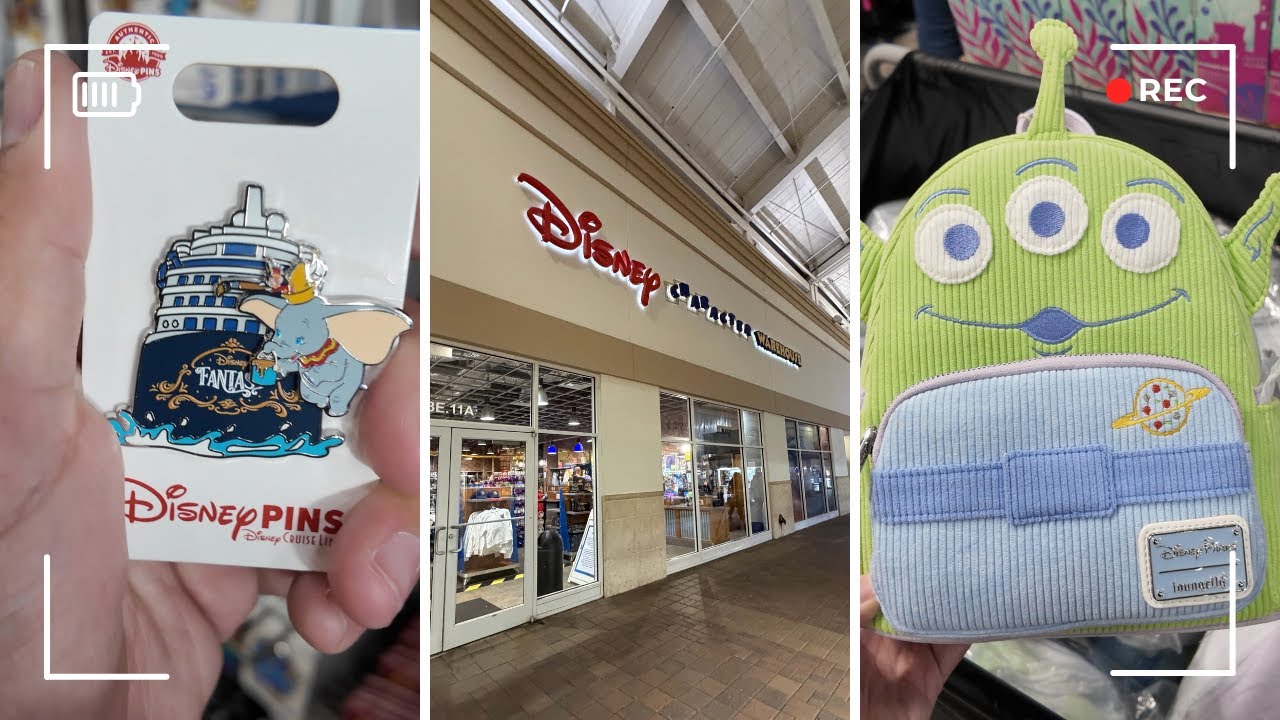 Склад персонажей Диснея на Интернешнл Драйв, Орландо, Флорида - январь 2026 г.