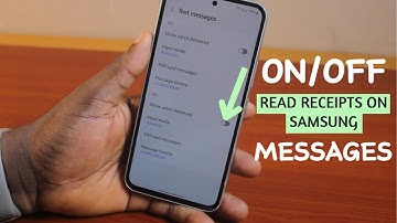 How to Turn ON or Turn Off Read Receipts on Samsung Messages