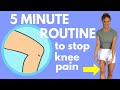 5 Best Exercise to Stop Knee Pain - 5 Minute  Knee Routine to Help Strengthen Your Knees