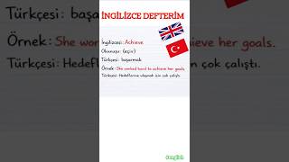 ingilizce öğreniyorum shorts video 1 #ingilizce #ingilizceöğreniyorum #shorts