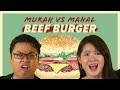 RM168 FOR A BEEF BURGER?! - Murah Vs Mahal | SAYS Challenge