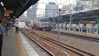 汚れがひどいEF210 2号機担当名古屋タ発半田埠頭行1250レ名古屋通過