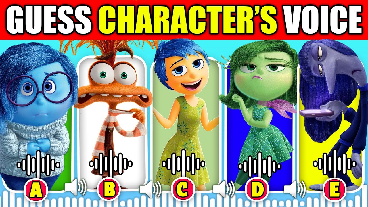 IMPOSSIBLE 🔊 Guess The Voice! | Inside Out 2 Movie Characters | Anxiety, Joy, Anger, Ennui