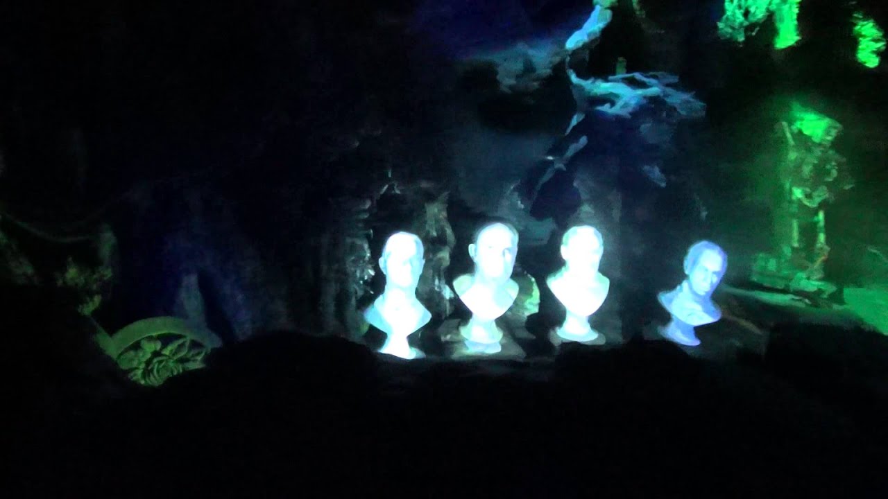 Disneyland Paris Phantom Manor Lights On Secrets Revealed HD