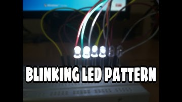 BLINKING LED IN PATTERN | MADE WITH ARDUINO