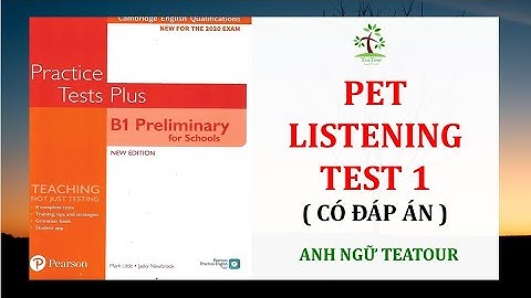 PET 2020 - B1 Preliminary for Schools Practice Test Plus for 2020 with Answer TEST 1