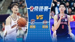 CBA集锦：上海vs广州，王哲林25分8篮板，陈盈骏15分9助攻