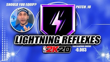 LIGHTNING REFLEXES BADGE ★ OVERPOWERED OR USELESS? ★ AFTER PATCH 10 NBA 2K20