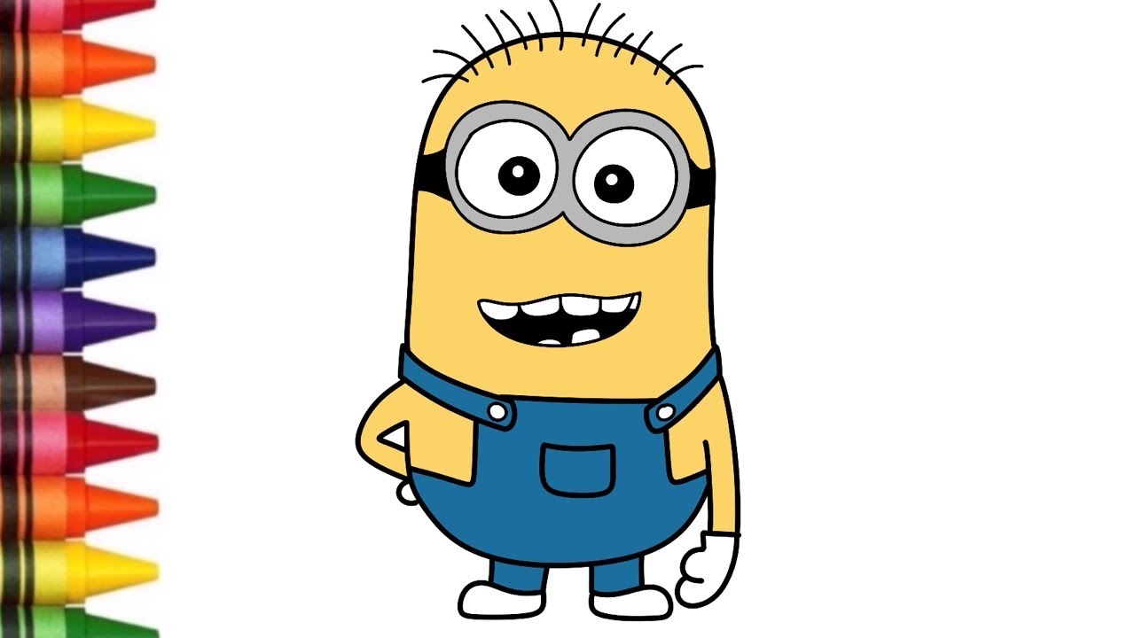 Minions | Minion drawing, Easy drawings, Drawing for kids