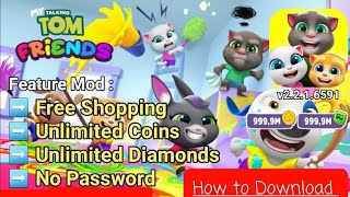 Download My Talking Tom Friends (Mod,Apk Unlimited Money) 2.5.0.7799.apk free on android screenshot 2