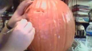 Optimus Prime Pumpkin Carving