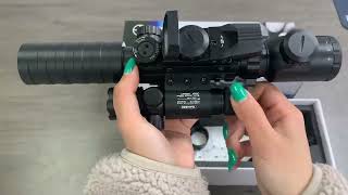 hunting scopes HD101 RED DOT SIGHT scope sight combination