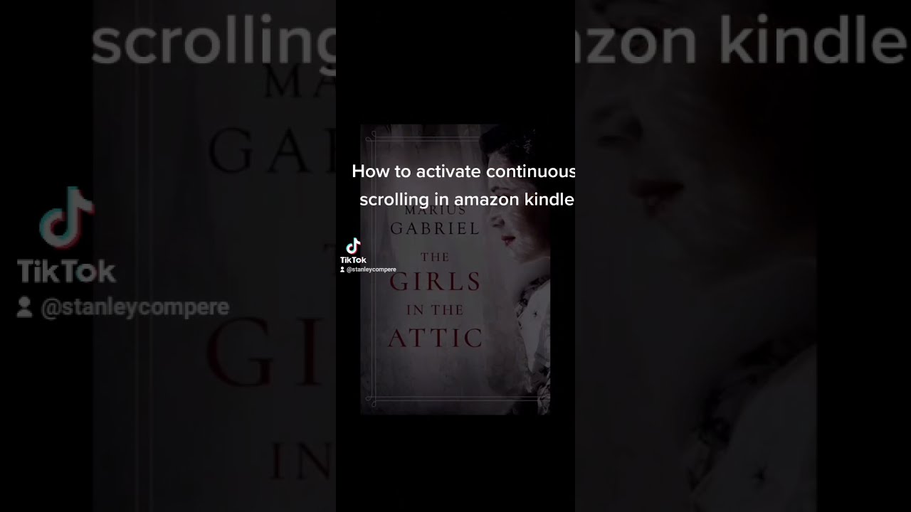 How To Activate Continuous Scrolling In Amazon Kindle App?