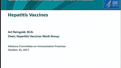 October 2017 ACIP Meeting - Hepatitis Vaccines
