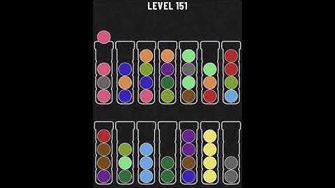 Ball Sort Puzzle Level 151 SOLVED