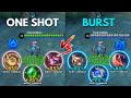 New hero novaria one shot build vs burst build