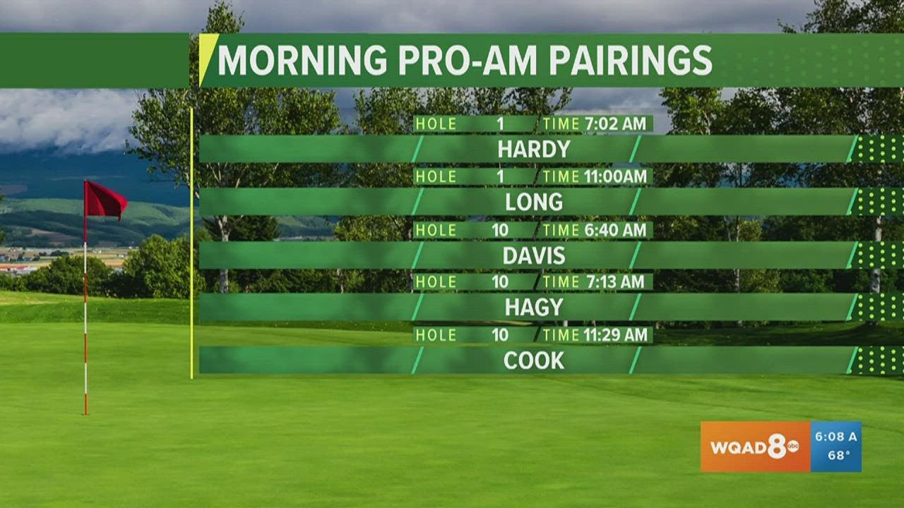 19th Hole Here are the ProAm pairings for Day 1 YouTube