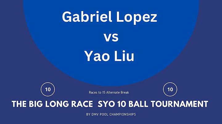 Big Long Race SYO 10 Ball - Gabriel Lopez v Yao Liu