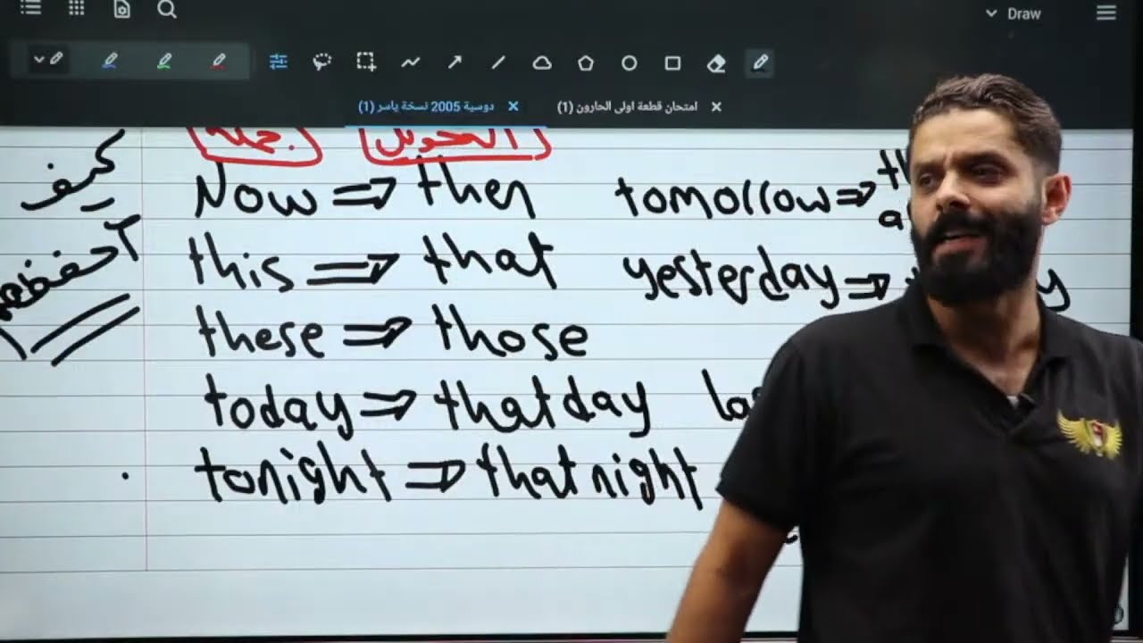 شرح قاعدة الكلام المنقول reported speech | توجيهي الاردن