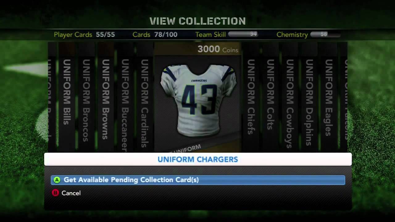Madden 12 Ultimate Team Tips   MUT 12 Collections