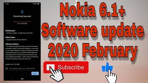 Nokia 6.1 plus February 2020 security patch update and Android 10 improve|| by Srinu Telugu TechNews