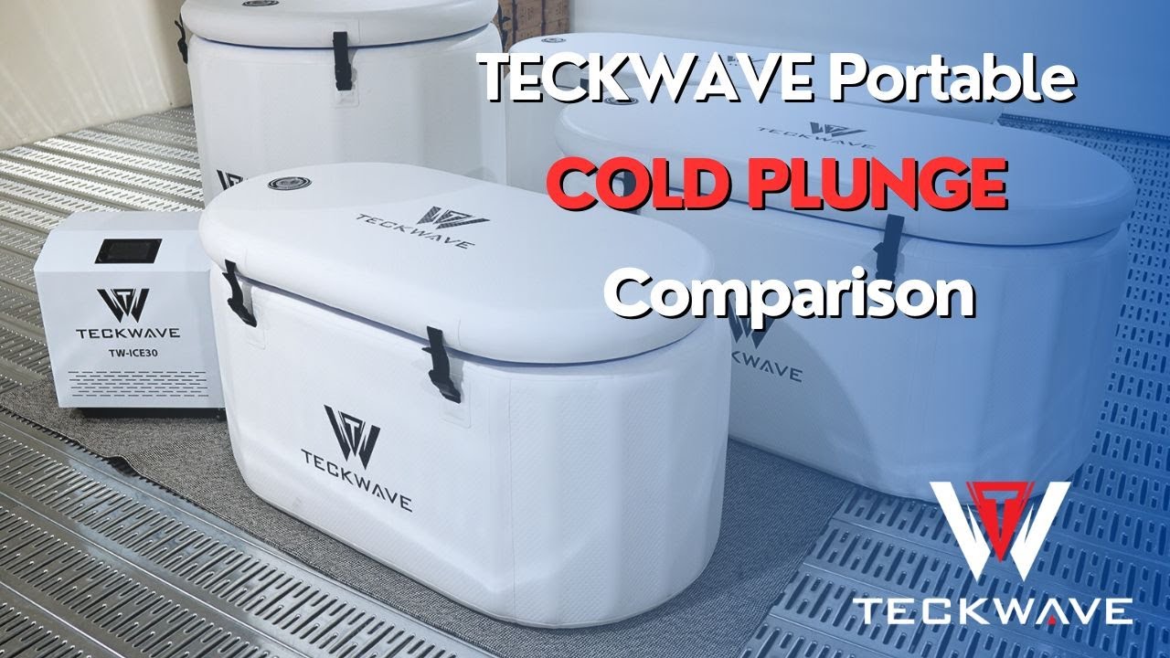 TECKWAVE Ice Bath & Cold Plunge Comparison- Portable Cold Tubs