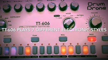 Cyclone Analogic TT-606 Drum Drone: 7 different electronic styles.