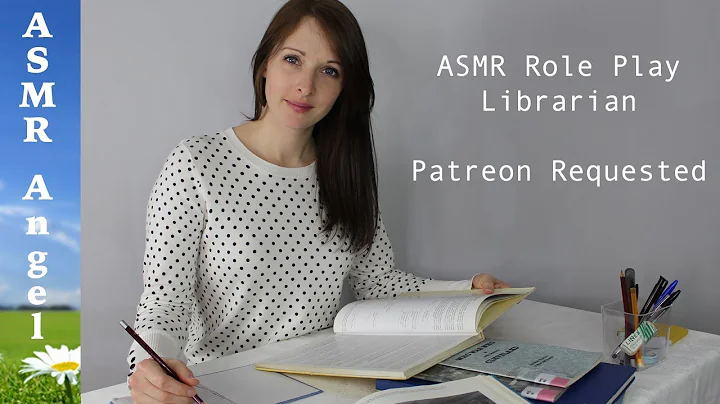 [ASMR] Librarian Roleplay - Page Turning, Whispering, Writing
