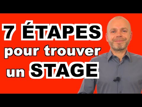 Vidéo: Comment Postuler Pour Un Stage