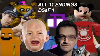 All 11 endings to Dayshift at Freddy's