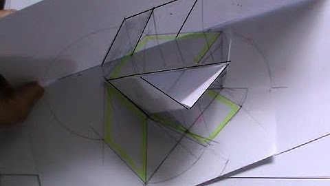 Desarrollo de prisma oblicuo en sistema diédrico (base triangular)