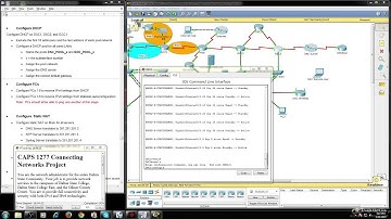 CCNA 4 connecting networks project DHCP