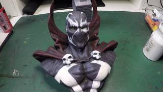 Painting Spawn 3d figure - time lapse