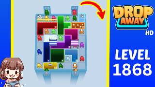 Drop Away Level 1868 Solution Walkthrough