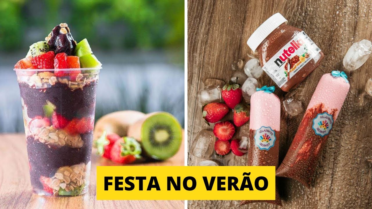 CARDÁPIO PARA UMA FESTA NO VERÃO