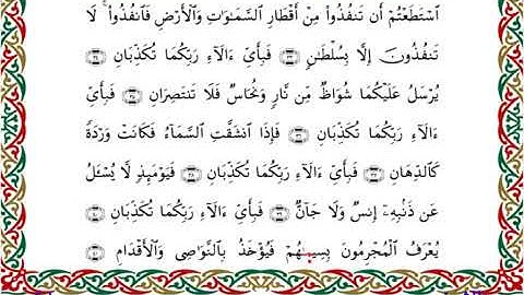 سورة الرحمن  برواية إدريس عن خلف ــ الشيخ مفتاح السلطني