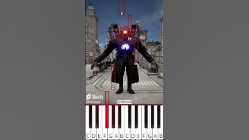 Which Upgraded Titan TV Man is the Right One? (@Mtime4) Skibidi Toilet - Octave Piano Tutorial