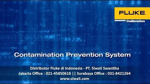 Fluke Calibration Demo Video : 6270A Contamination Prevention System