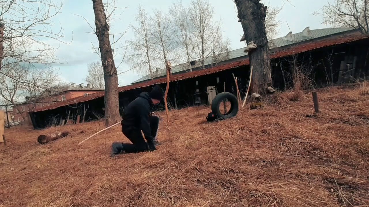 Паркур фриран сальто с катаной боевые искуства