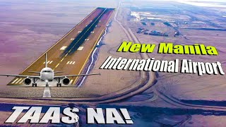 TAAS NA NG ELEVATION |  THE WORLD CLASS! NEW MANILA INTERNATIONAL AIRPORT