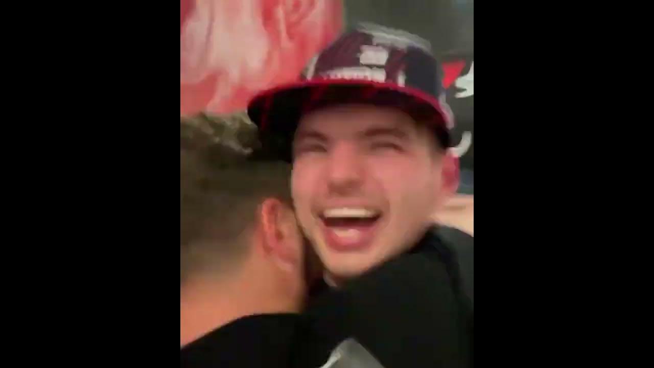 Max Verstappen Celebrating With Martin Garrix